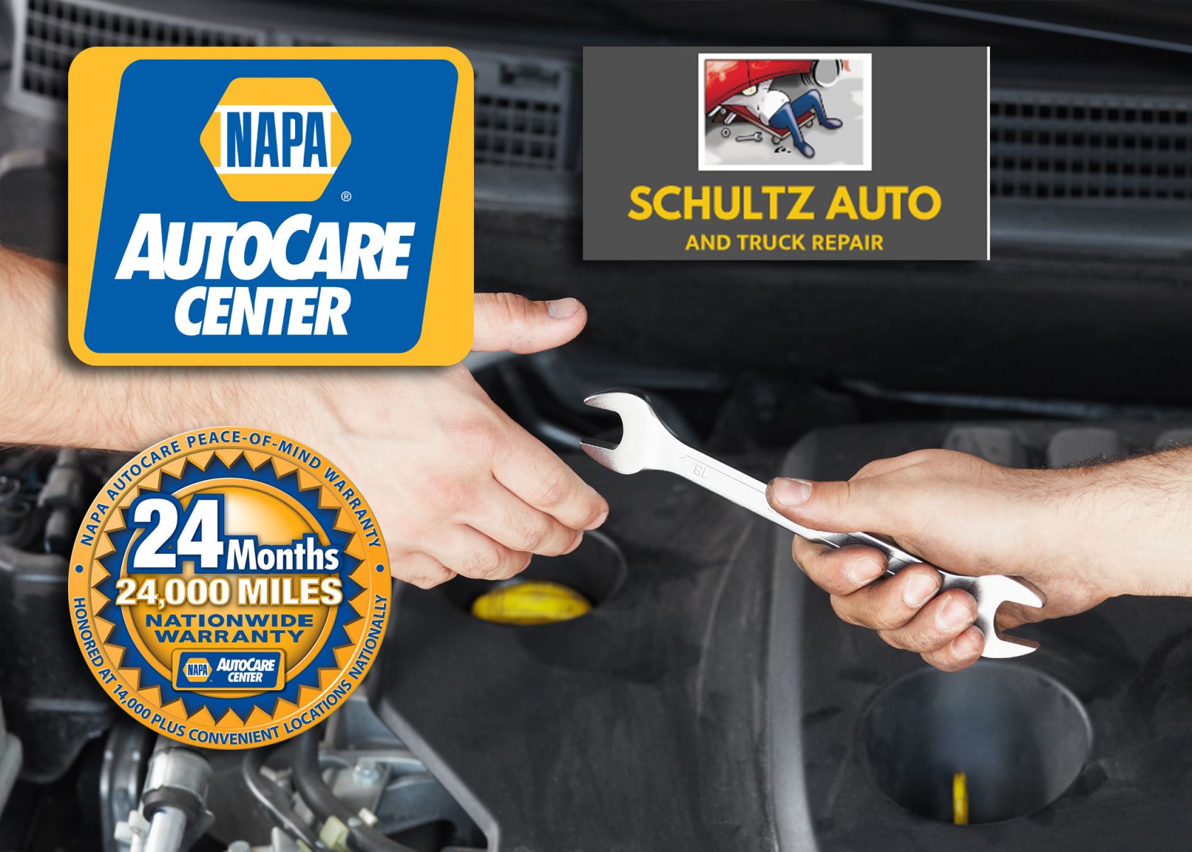 Count on the NAPA AutoCare Peace of Mind Warranty at Schultz Auto and Truck Repair